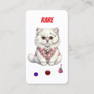 Fidelización Tarjeta de Coleccionista de Gatos Punk Raros-Rebel