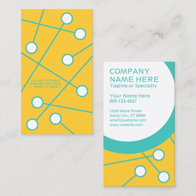 Fidelización tarjeta de comprador frecuente (Anverso / Reverso)