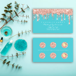 Fidelización Tarjeta de fidelidad 6 Punch Makeup Artist Heart R