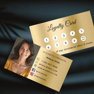 Fidelización Tarjeta de fidelidad a la empresa de fotografía de