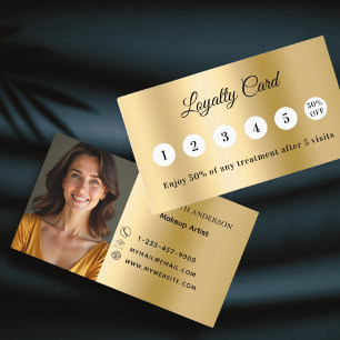 Fidelización Tarjeta de fidelidad a la empresa de fotografía de