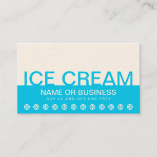 Fidelización tarjeta de fidelidad al cliente de bold ICE CREAM