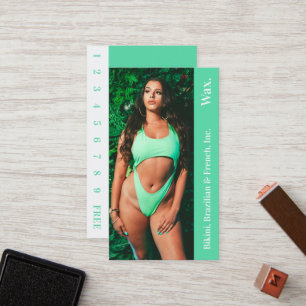 Fidelización Tarjeta de fidelidad bikini brasileña de fotografí