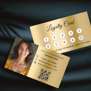 Fidelización Tarjeta de fidelidad comercial de código QR de la