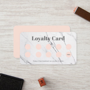 Fidelización Tarjeta de fidelidad de artista de maquillaje de m