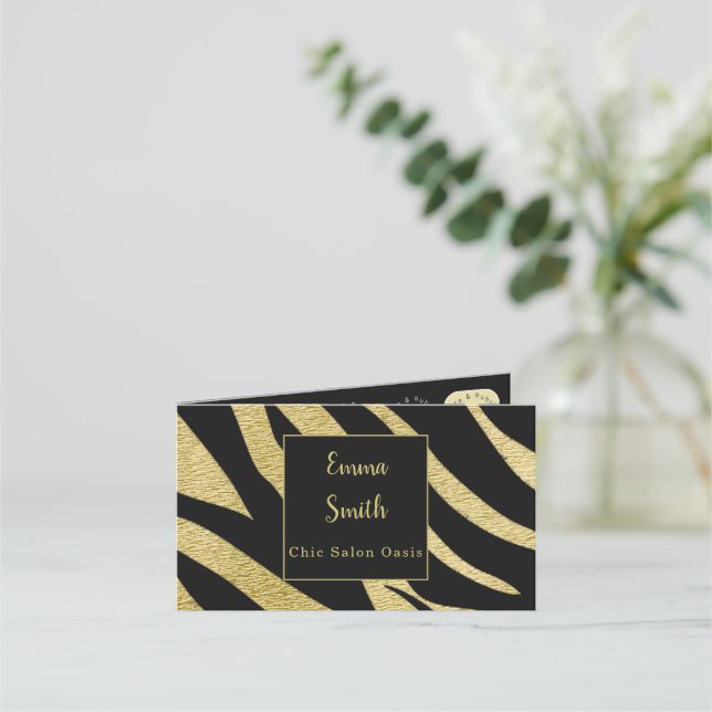 Fidelización Tarjeta de fidelidad de belleza y salón (Anverso)