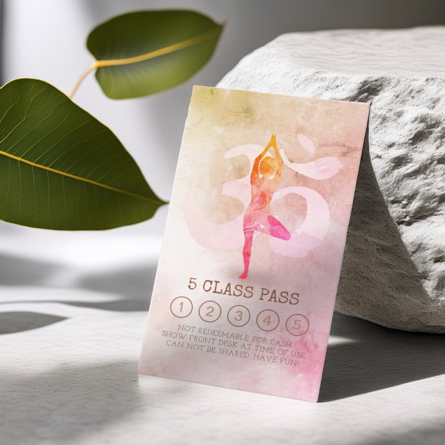 Fidelización Tarjeta de fidelidad de clase del instructor de me (Subido por el creador)