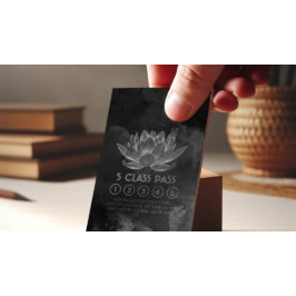 Fidelización Tarjeta de fidelidad de clase del instructor de me