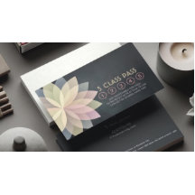 Tarjeta de fidelidad de clase del instructor de me