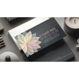 Fidelización Tarjeta de fidelidad de clase del instructor de me