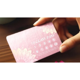 Fidelización Tarjeta de fidelidad de clase del instructor de me