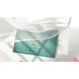 Fidelización Tarjeta de fidelidad de clase del instructor de me