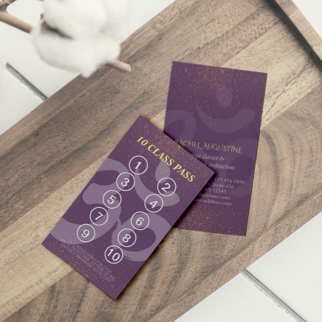 Fidelización Tarjeta de fidelidad de clase del instructor de me (Subido por el creador)