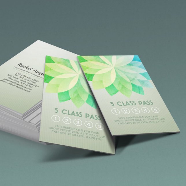 Fidelización Tarjeta de fidelidad de clase del instructor de me (Subido por el creador)