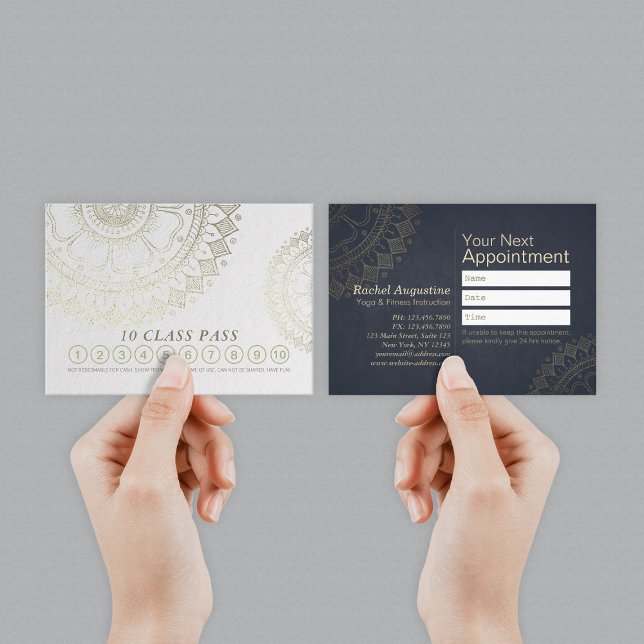 Fidelización Tarjeta de fidelidad de clase del instructor de me (Subido por el creador)