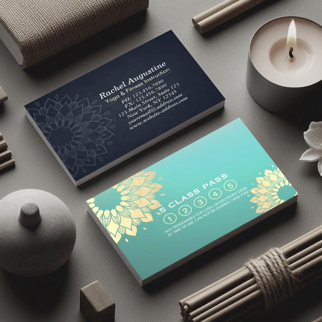 Fidelización Tarjeta de fidelidad de clase del instructor de me (Subido por el creador)