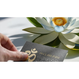 Fidelización Tarjeta de fidelidad de clase del instructor de me