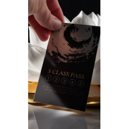 Fidelización Tarjeta de fidelidad de clase del instructor de me