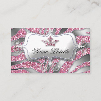 Fidelización Tarjeta de fidelidad de joyas de esparkel cebra Cr