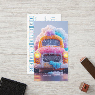 Fidelización tarjeta de fidelidad de lavado de autos con cupone