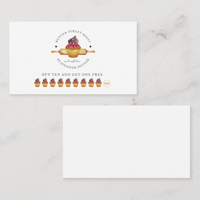 Fidelización Tarjeta de fidelidad de retorta acuática Rolling P (Anverso / Reverso)