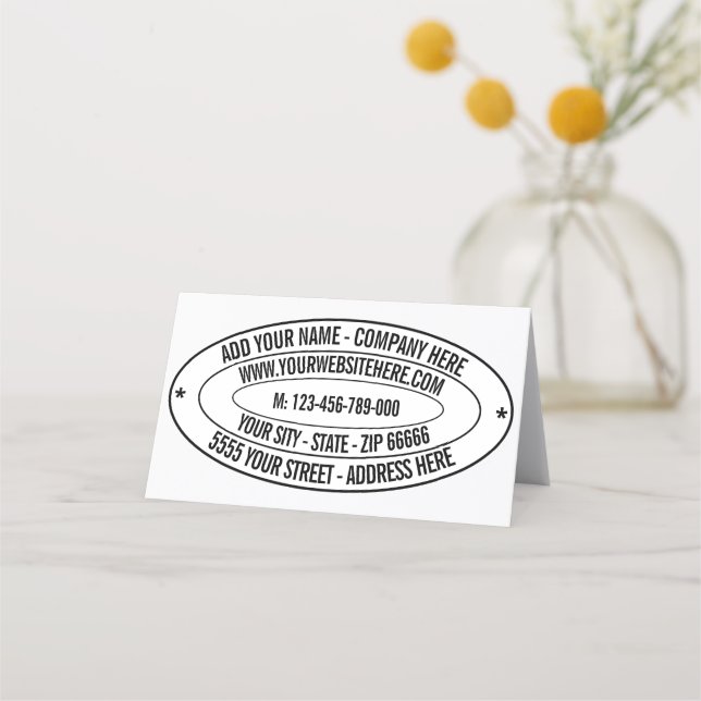 Fidelización Tarjeta de fidelidad de teléfono del sitio web de  (Anverso)