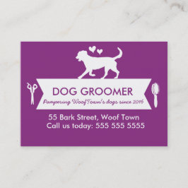 Fidelización Tarjeta de fidelidad Dog Groomer - Personalizable