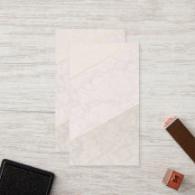 Tarjeta de fidelidad elegante en blanco – Marfil y