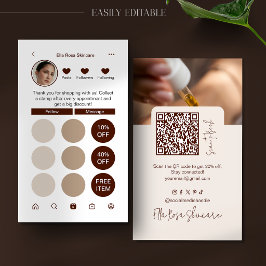 Fidelización Tarjeta de fidelidad empresarial de IG