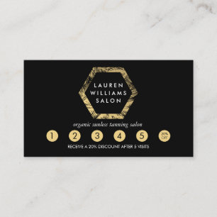 Fidelización Tarjeta de fidelidad negra con el logotipo de curt