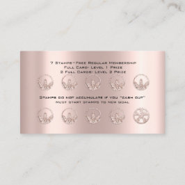 Fidelización Tarjeta de fidelidad Nutrición Herbs Rosa 10 Rueda