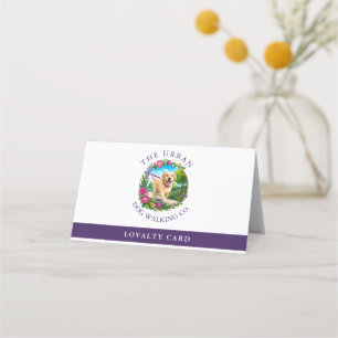 Fidelización Tarjeta de fidelidad personalizada para paseador d