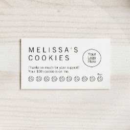 Fidelización Tarjeta de fidelidad simple y lista para panadería