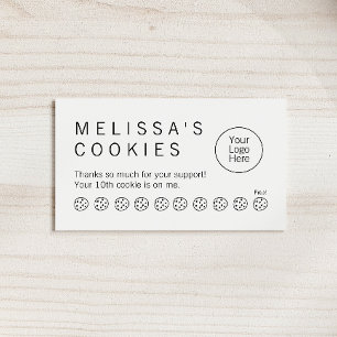 Fidelización Tarjeta de fidelidad simple y lista para panadería