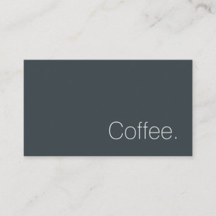 Fidelización Tarjeta de Golpes de Café Simple Suiza Oscura Leal