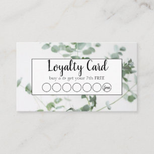 Fidelización Tarjeta de la lealtad