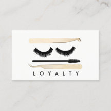Tarjeta de la lealtad de LASHLIFE