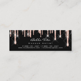 Fidelización Tarjeta de lealtad 6 Punch Makeup Belleza Corazón 