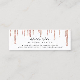 Fidelización Tarjeta de Lealtad 6 Punch Makeup Belleza Rosa Spa