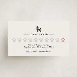 Fidelización Tarjeta de Lealtad para el Aseo de Perros Clásico