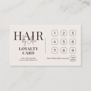Fidelización Tarjeta de lealtad QR de espresso matcha Chic Tren