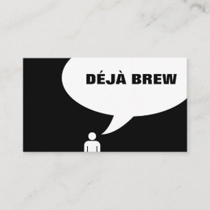 Fidelización tarjeta de ponche de café deja brew