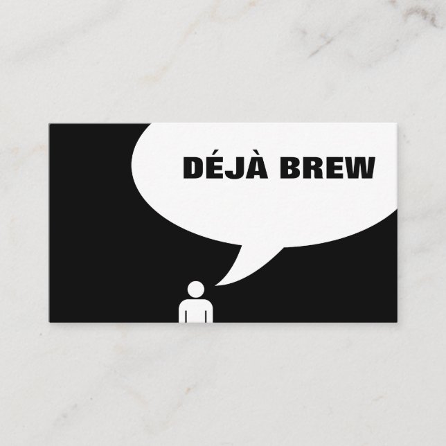 Fidelización tarjeta de ponche de café deja brew (Anverso)