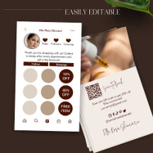 Tarjeta de presentación de fidelidad IG