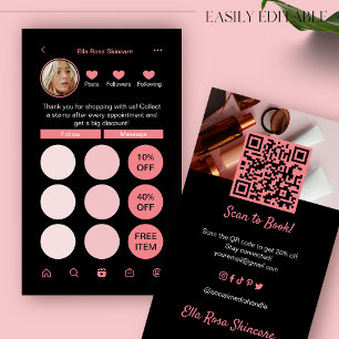 Fidelización Tarjeta de presentación de fidelidad IG