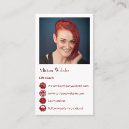 Fidelización Tarjeta de presentación de Personalizado de entren