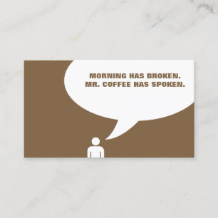 Fidelización tarjeta de punción de café mr
