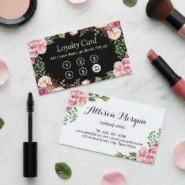 Fidelización Tarjeta de punción de lealtad | Envoltura Floral G