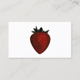 Fidelización tarjeta de punteo de lealtad de fresas