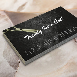 Fidelización Tarjeta de puntería de fidelidad de peluquería de